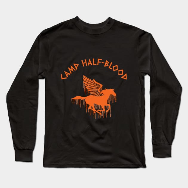 Camp Half Blood Chronicles Percy Jackson Rick Riordan Long Sleeve T-Shirt by HOWAM PROJECT